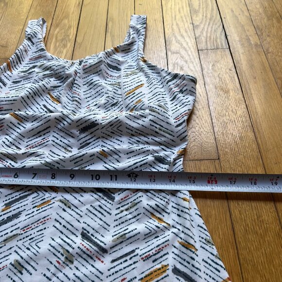 Prana Size M Skypath Sleeveless Shelf Bra Open Back Active Athleisure Sun Dress - Picture 7 of 16